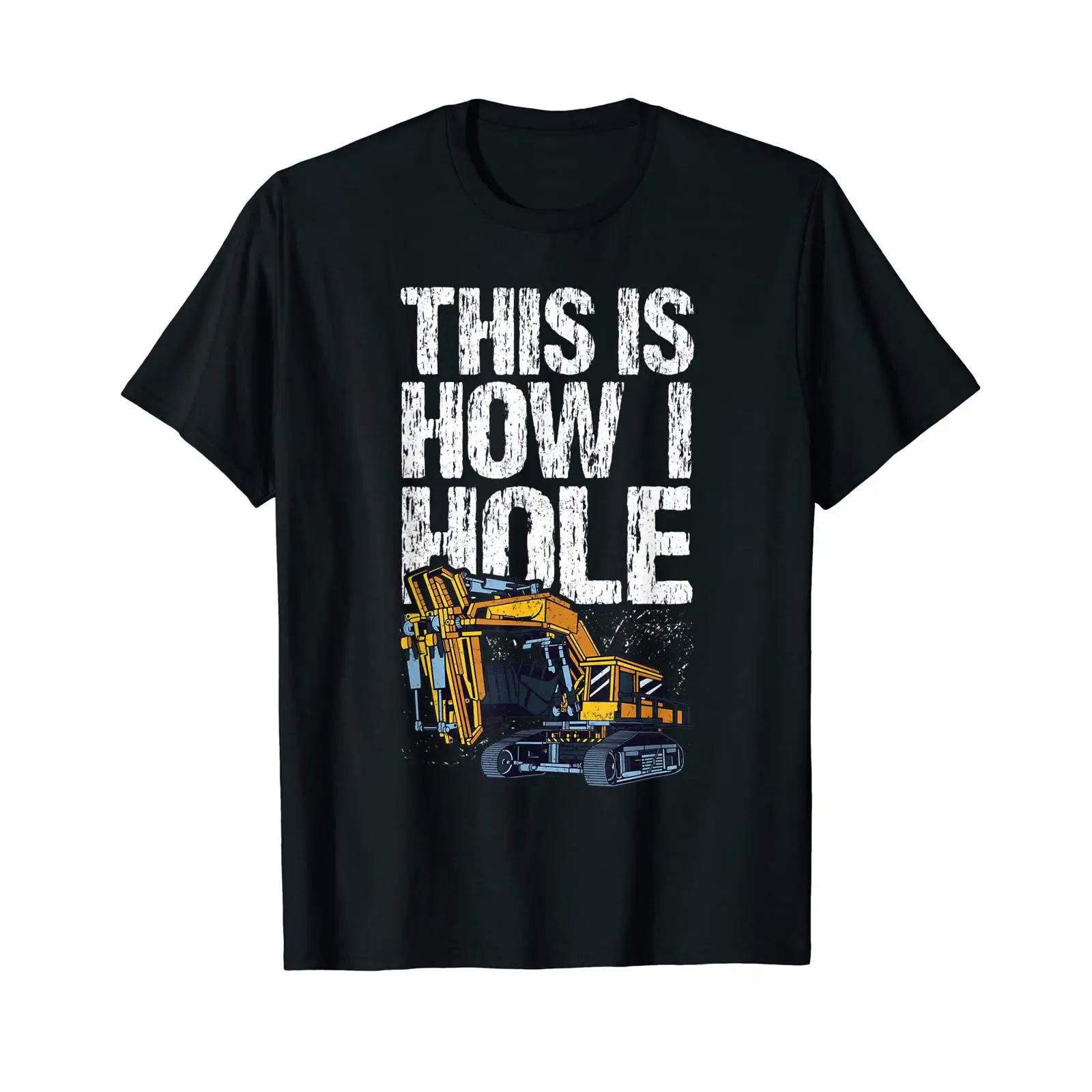 Heavy Equipment Washing - T-shirt d'opérateur de pelle mécanique, style