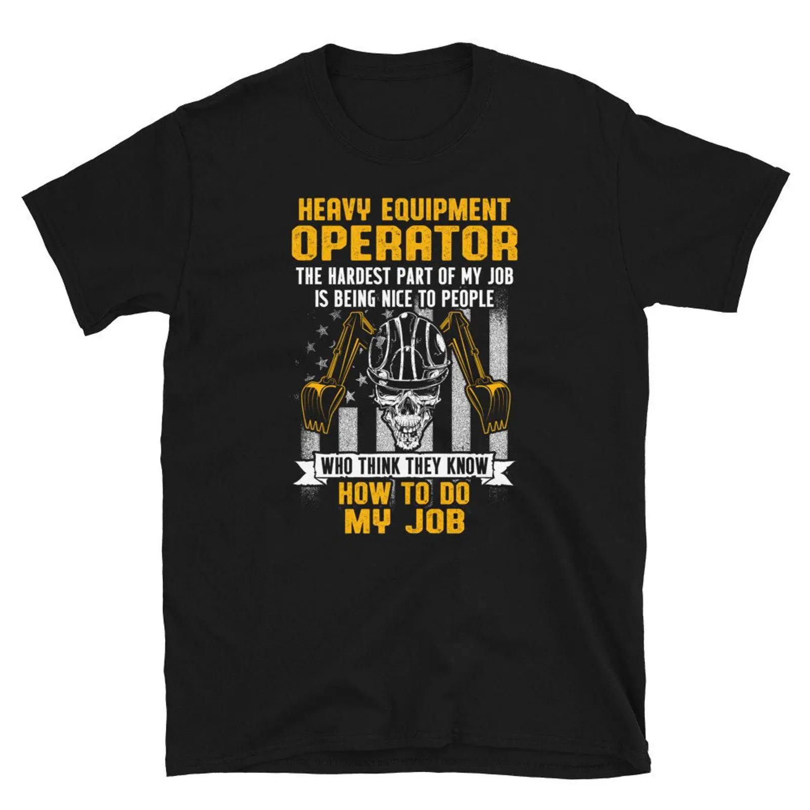 Heavy Equipment Washing - T-shirt vintage pour homme et femme,