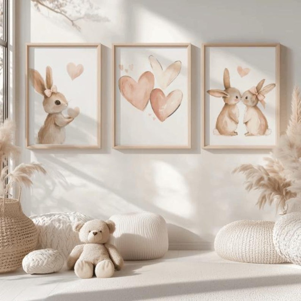 Heavy Equipment Background - Affiche de lapin sans cadre, décor