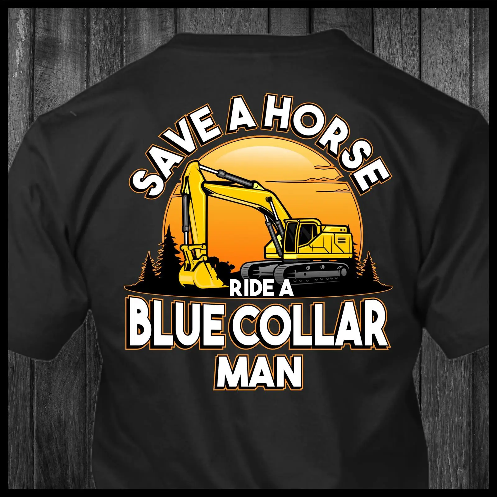 Heavy Equipment Washing - T-shirt vintage délavé respirant et extensible
