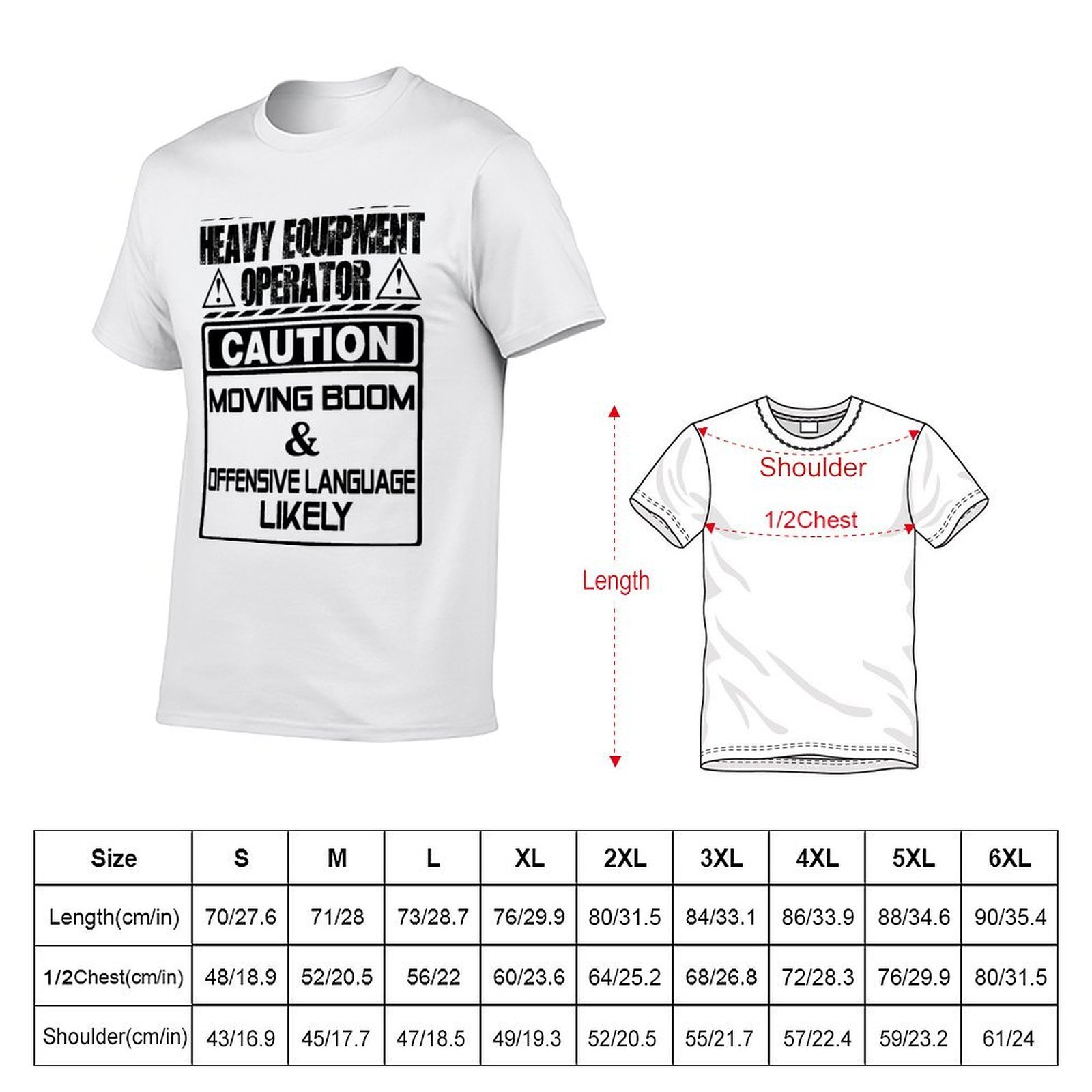 T-shirt fonctionnel décontract - Heavy Equipment Background avis et prix