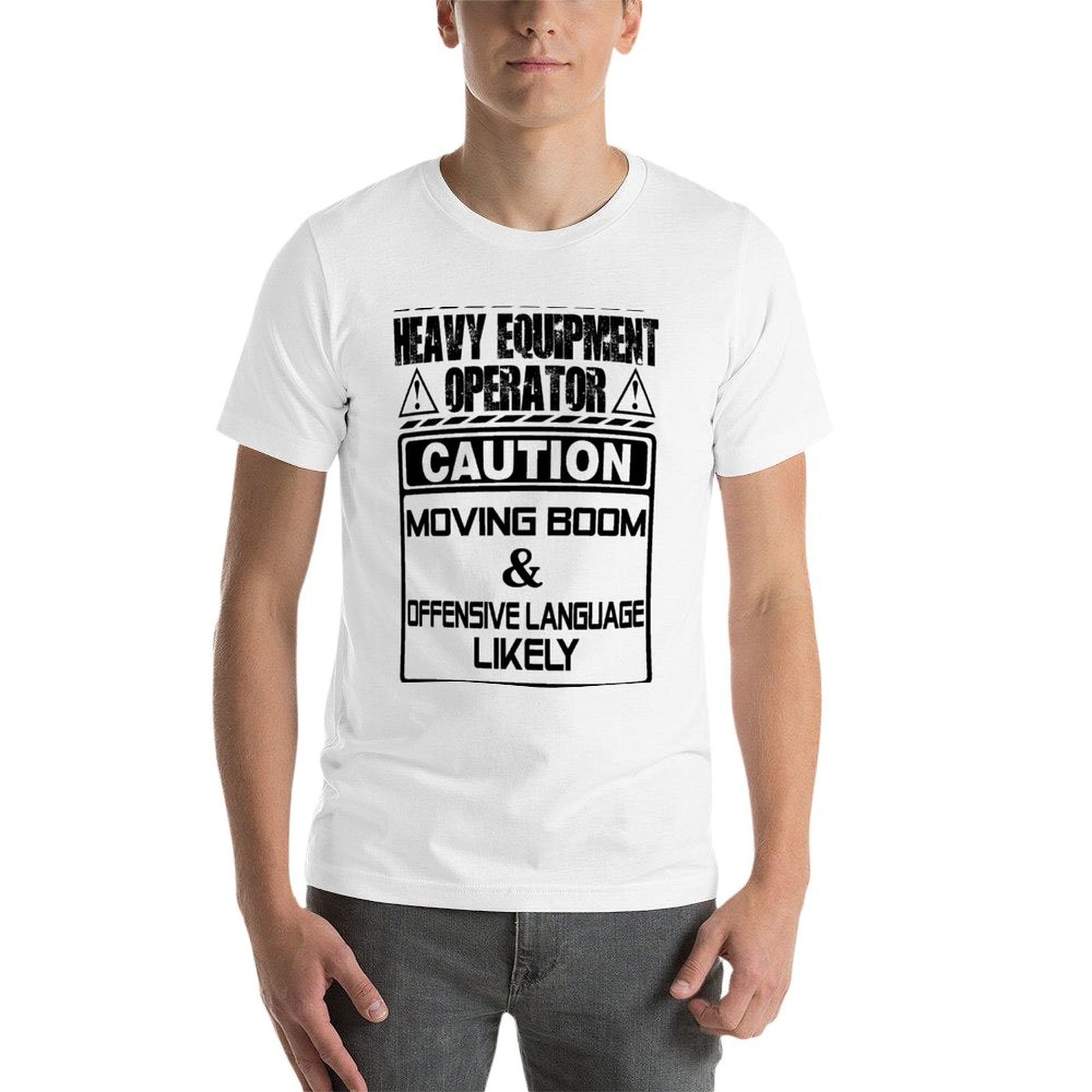 T-shirt fonctionnel décontract - Heavy Equipment Background avis et prix
