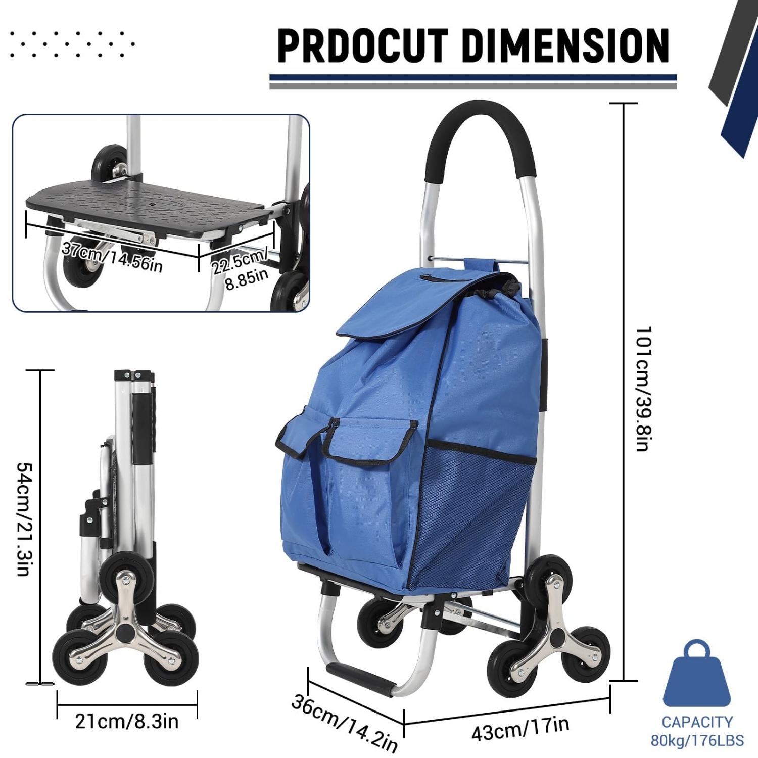 Chariot à main pliable 3-en-1  - Heavy Equipment Washing avis et prix