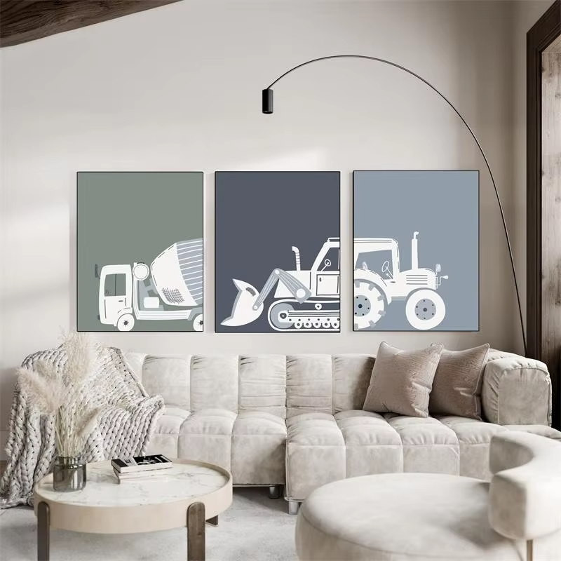 Affiche de véhicules de Constr - Heavy Equipment Background avis et prix