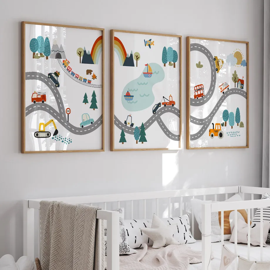 Toile de peinture imprimée de  - Heavy Equipment Background avis et prix